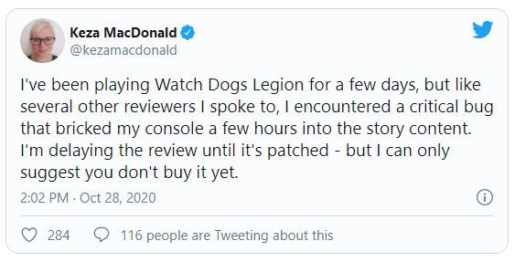 Watch Dogs Legion, Xbox One X'leri 