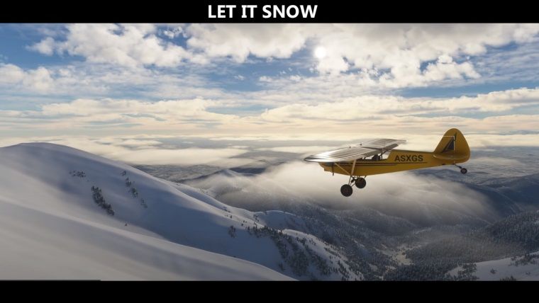 Flight Simulator, sistemine eş zamanlı kar yağışlarını ekledi