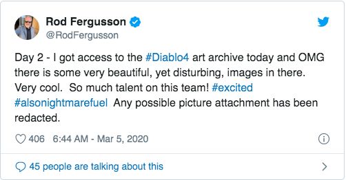 Rod Fergusson, Diablo 4 hakkında konuştu