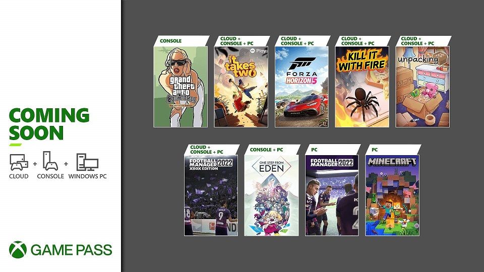 It Takes Two, Forza Horizon 5 ve dahası, Xbox Game Pass'e ekleniyor