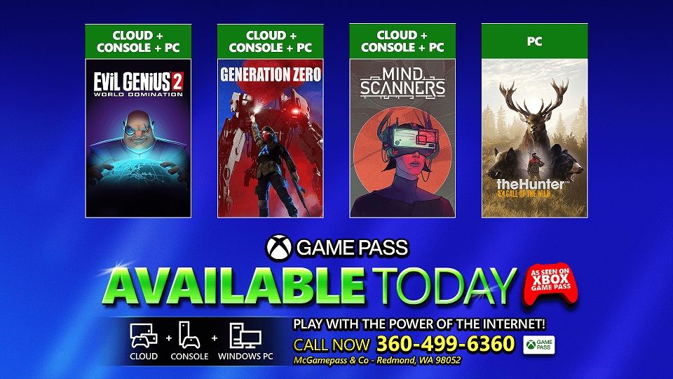 Xbox Game Pass'e dört yeni oyun eklendi, devamı yolda!