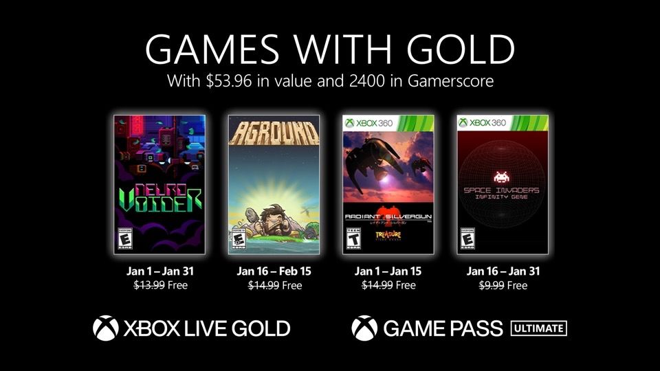 Xbox Live Gold Ocak 2022 ücretsiz oyunları belli oldu
