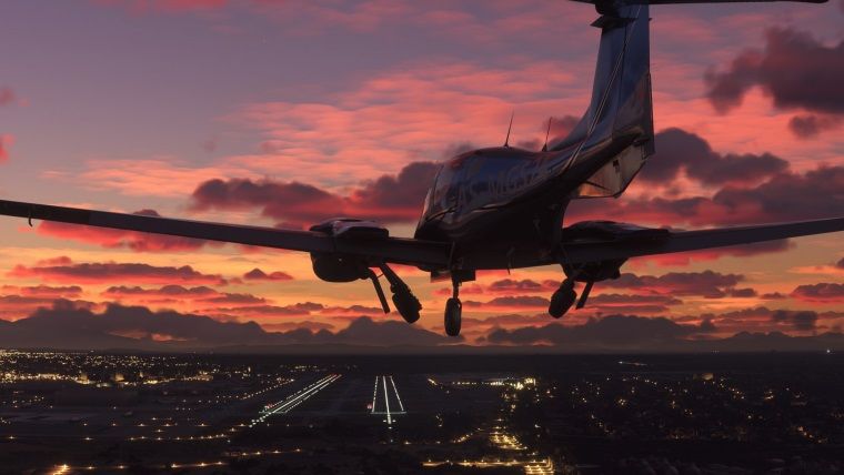 Microsoft Flight Simulator 10 DVD ile geliyor
