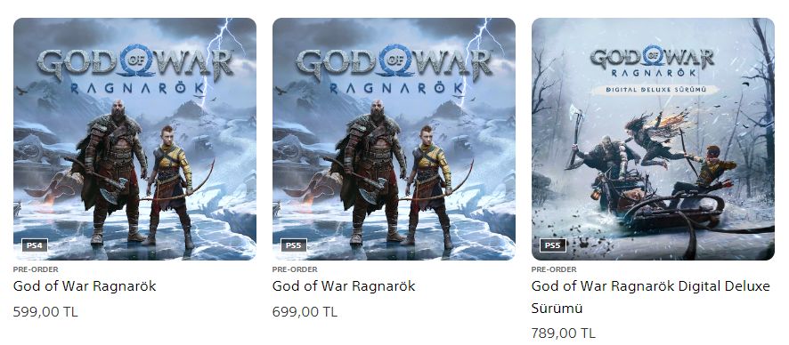 God of War Ragnarok Türkiye fiyatı belli oldu