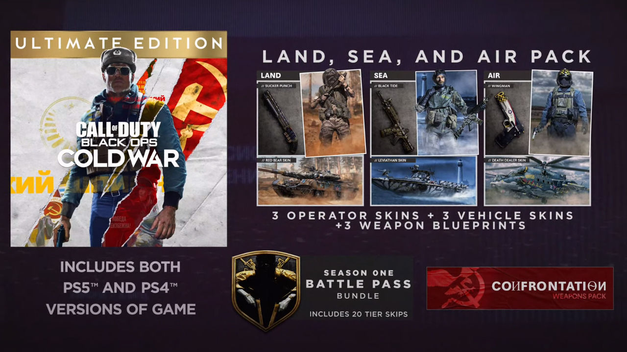 Call of Duty Black Ops Cold War sürüm içerikleri tanıtıldı