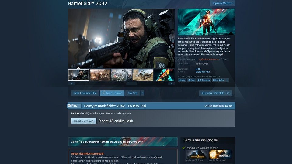 Battlefield 2042, olumsuz incelemelerle boğuşuyor