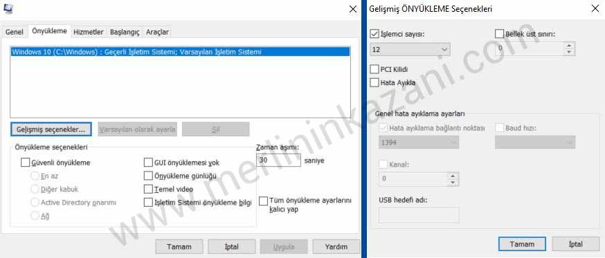 Windows Performans Ayarları