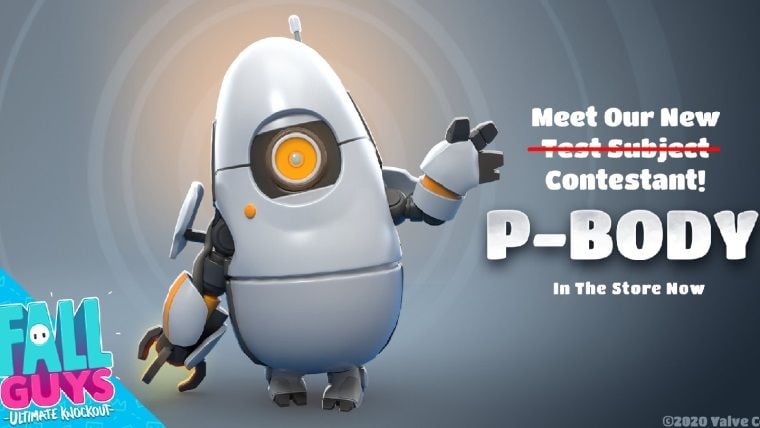 Fall Guys oyununa Portal 2 P-Body görünümü eklendi
