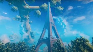 Valheim'de 40,000 blok ile Eyfel kulesini inşa ettiler