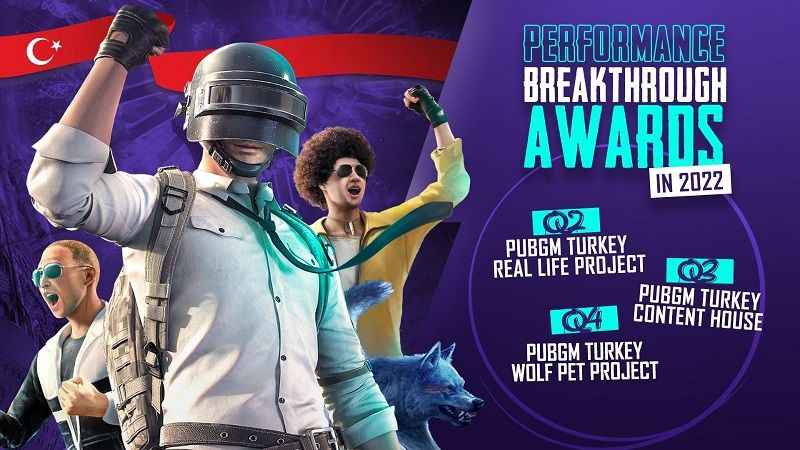 PUBG Mobile Türkiye özel içerikleri ile 3 ödül birden kazandı