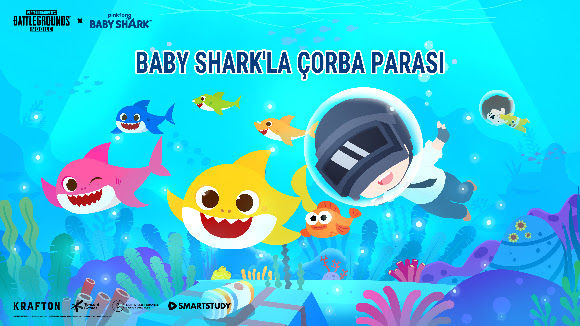 PUBG Mobile güncellemesinde Pinkfong Baby Shark içerikleri oyuna eklenecek