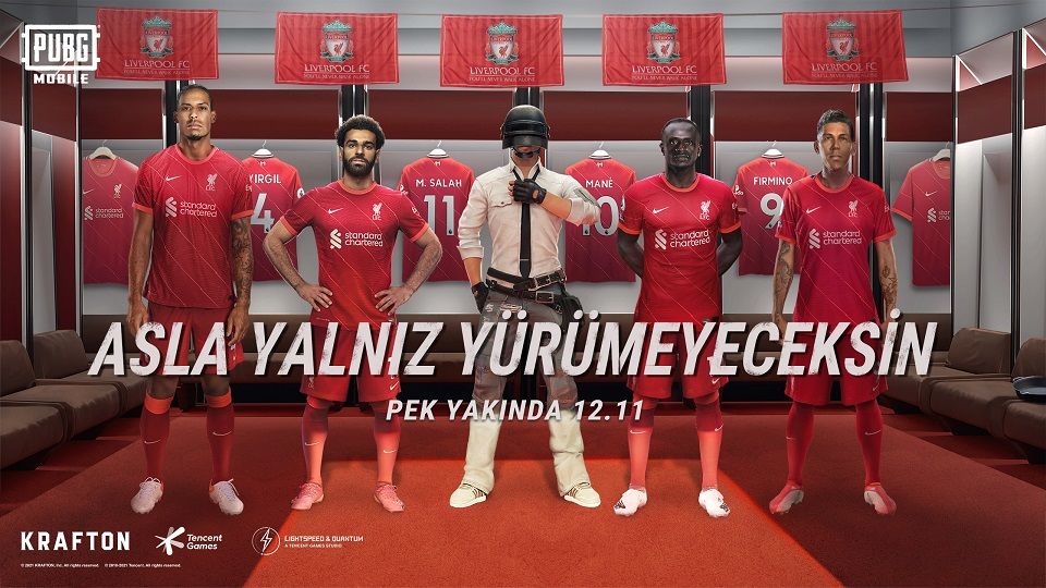 PUBG Mobile, Liverpool FC ile işbirliğine gidiyor