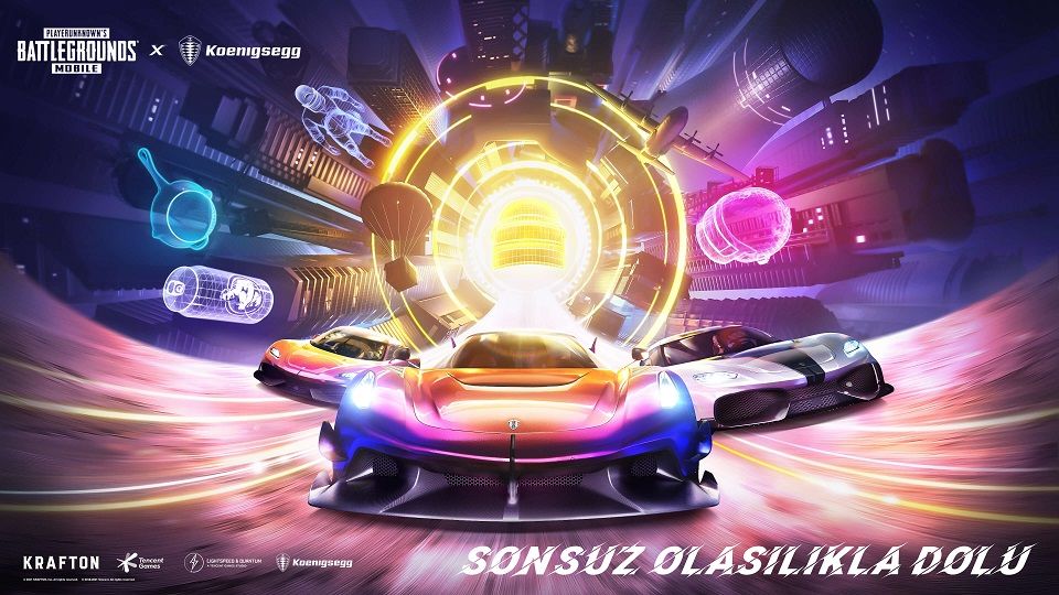 PUBG MOBILE, süper araç üreticisi Koenigsegg ile işbirliğini duyurdu