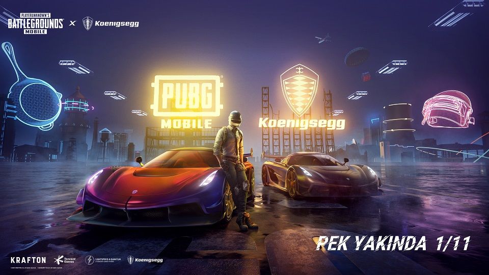 PUBG MOBILE, süper araç üreticisi Koenigsegg ile işbirliğini duyurdu