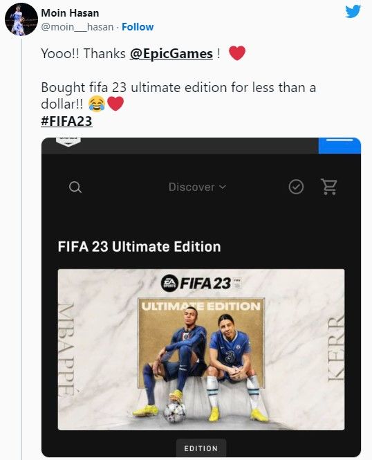 FIFA 23 yanlışlıkla 1 TL'ye satıldı