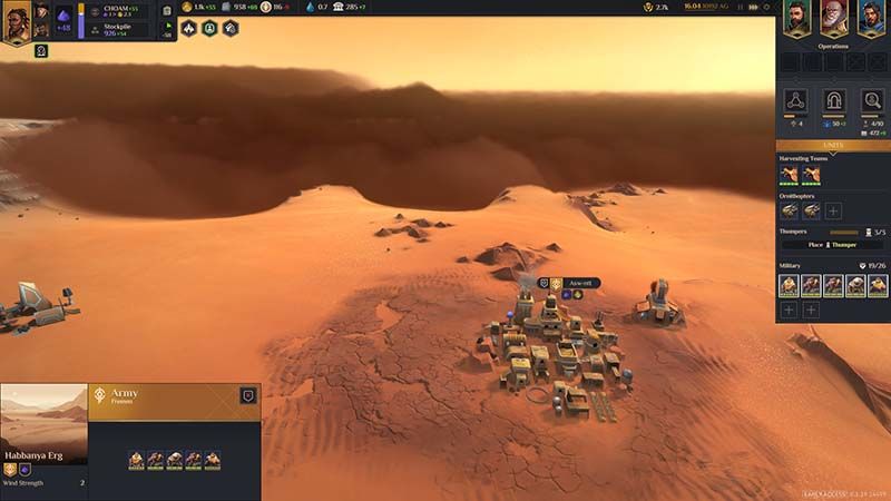 Dune: Spice Wars ana ekran