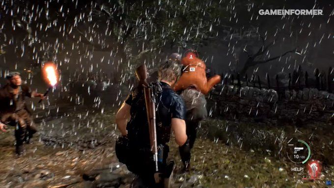 Resident Evil 4 Remake yağmur efekti değiştiriliyor