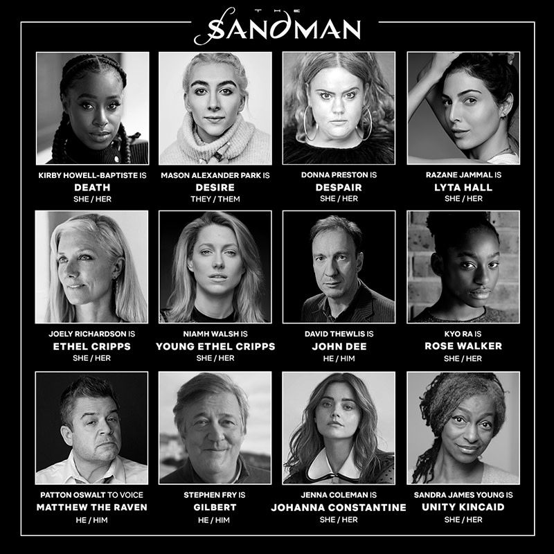 The Sandman karakterleri