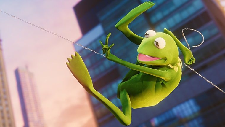 Spider-Man Remastered'ı Kermit the Frog olarak oynayın