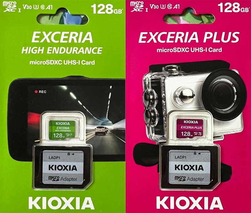 Kioxia Exceria 128GB High Endurance ve Exceria Plus microSD Kart İncelemesi - 1