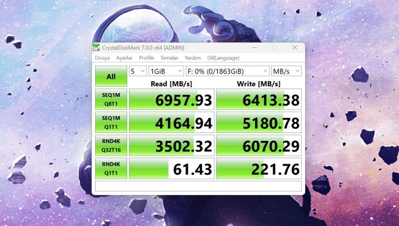 Kioxia Exceria Pro NVMe SSD inceleme - 5