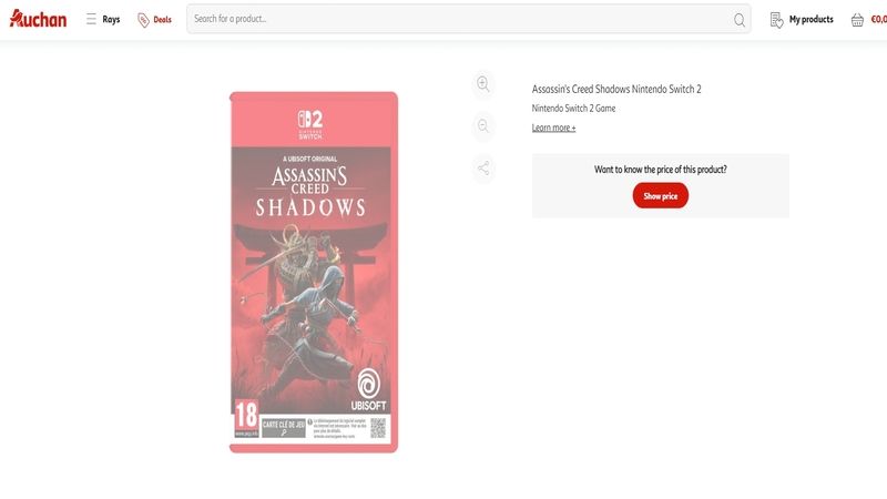 Assassin’s Creed Shadows’un Switch 2 Sürümü Ortaya Çıktı