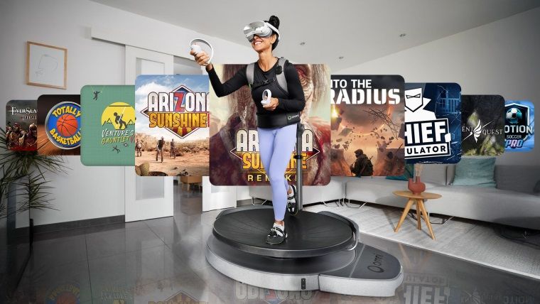 VR Koşu Bandı Omni One Dünya Turu Uygulamasına Kavuştu
