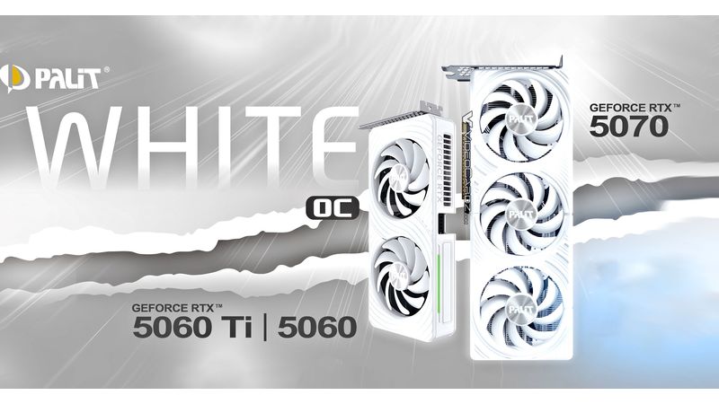 Palit Dört Yeni RTX 50 White Serisi Kartını Tanıttı