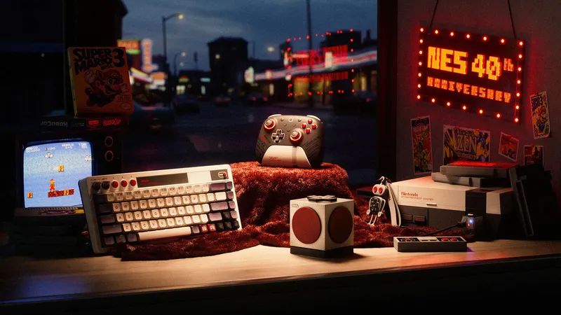 8BitDo NES’in 40. Yılına Özel Koleksiyonunu Tanıttı