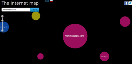 İnternetin "uzay" haritası çıkartıldı