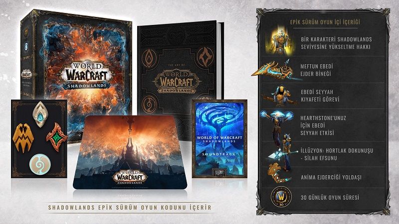 World of Warcraft Shadowlands Koleksiyon Sürümü detayları açıklandı
