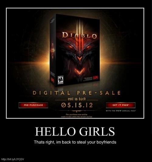 Kızlar mı, iş mi, okul mu, yoksa Diablo 3 mü?