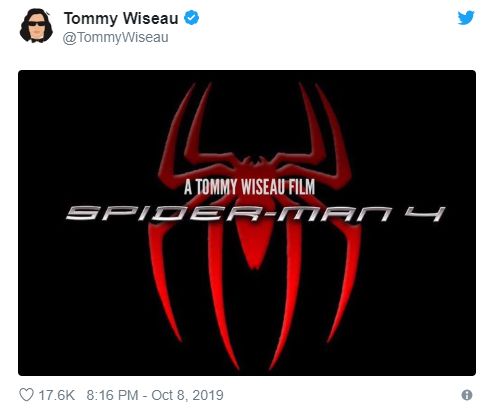 Dahi yönetmen Tommy Wiseau, Spider-Man 4'ü yönetmek istiyor