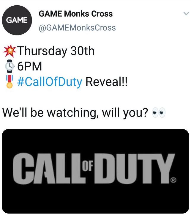 Yeni Call of Duty oyununun yarın saat kaçta duyurulacağı sızdı