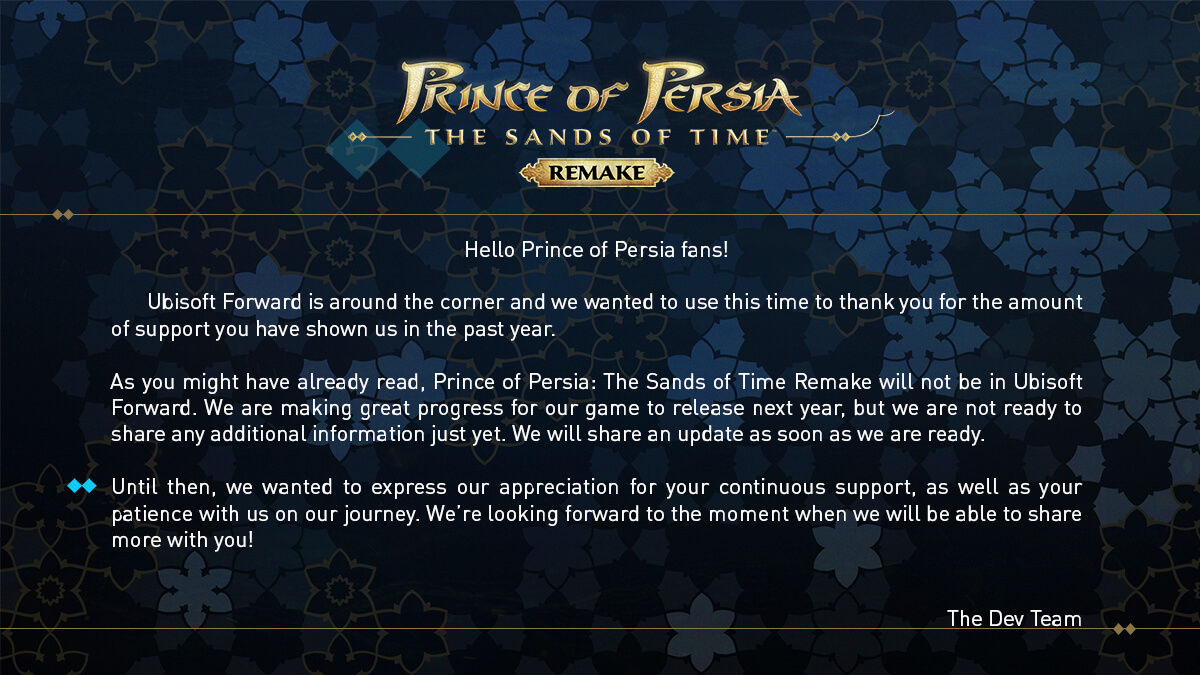 Prince of Persia Remake bu yıl çıkmıyor