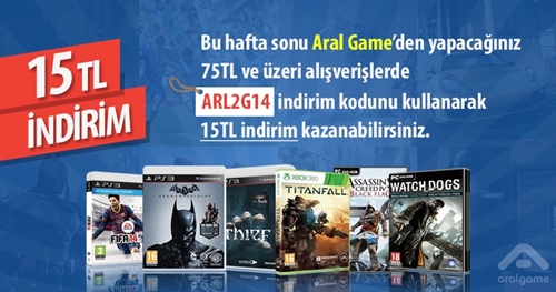 Aral'dan haftasonuna özel indirim çeki!