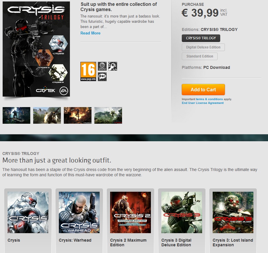 Crysis: Trilogy bambaşka!