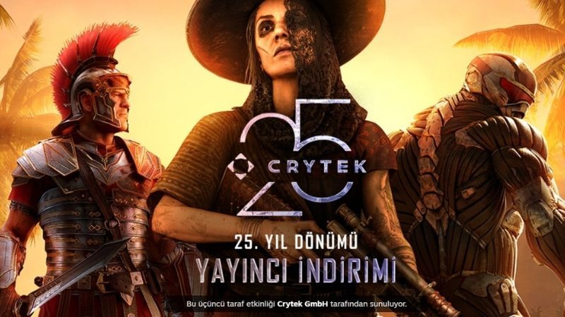 Crytek, Steam'de 25. Yılına Özel İndirimler Yaptı