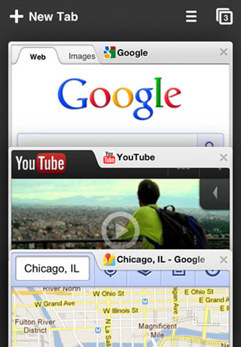 Google Chrome, iOS için çıktı