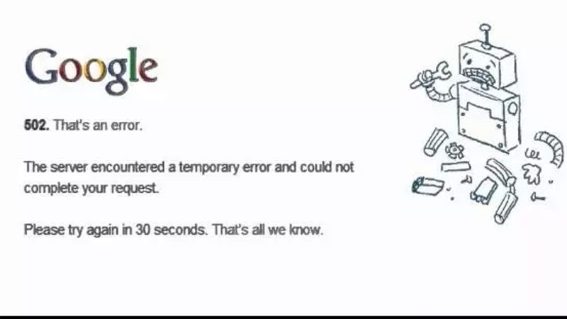 Google sunucuları hava sıcaklıkları yüzünden çöktü