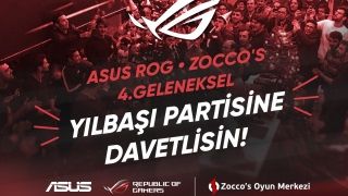 Oyuncular, ASUS ROG'un düzenlediği partiyle 2019'a girecek