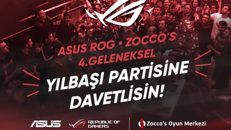Oyuncular, ASUS ROG'un düzenlediği partiyle 2019'a girecek