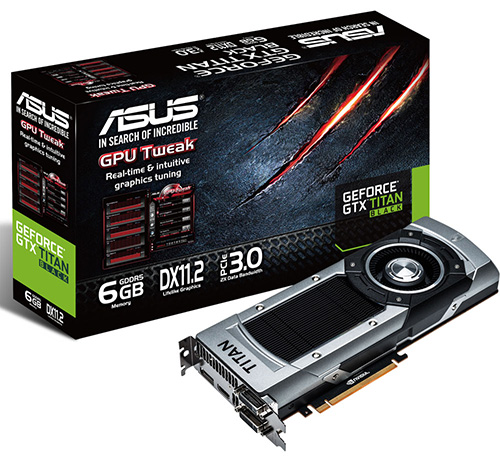 Süper bilgisayar düzeyinde bir ekran kartı: ASUS GTX Titan Black