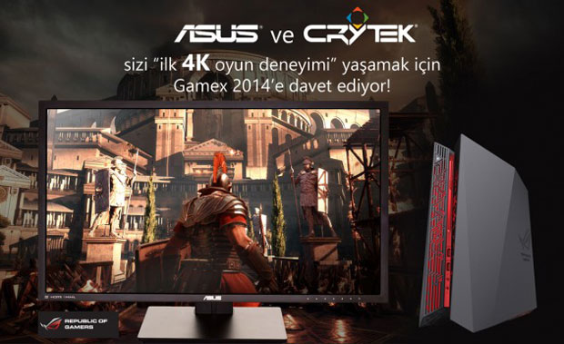 ASUS ve Crytek, 4K oyun deneyimini ilk kez GameX'te yaşatacak!