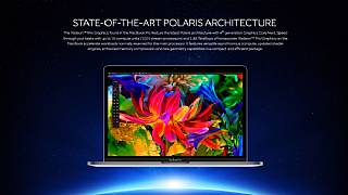 AMD Radeon Pro 400 serisi grafik yongalarını ilk kullanan Apple oldu