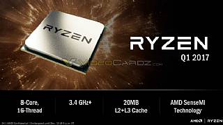 AMD'nin ilk ZEN işlemcisi RYZEN'den yeni detaylar geldi