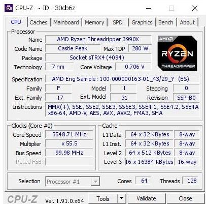 Radeon Pro W5500 tanıtıldı, AMD Threadripper  3990X 5.3 GHZ'e ulaştı