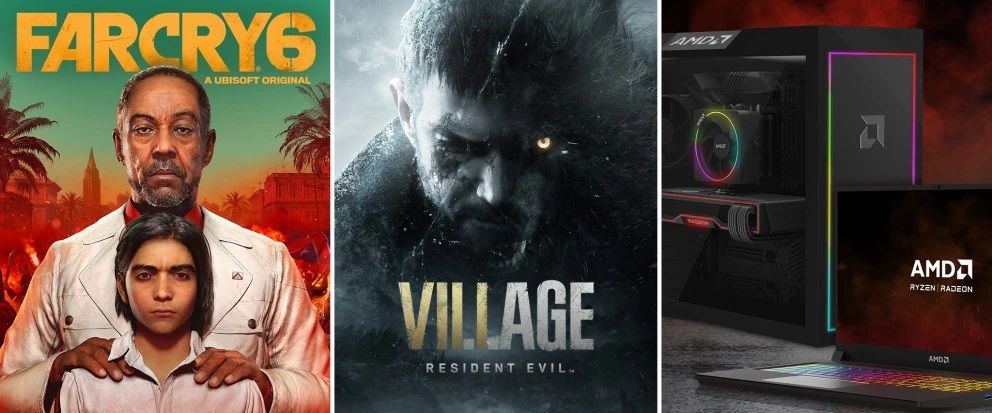 AMD yeni bundle paketinde Far Cry 6 ve RE Village'ı ücretsiz veriyor