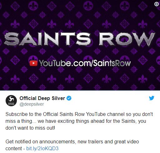 Yeni Saints Row oyunu yakında duyurulabilir