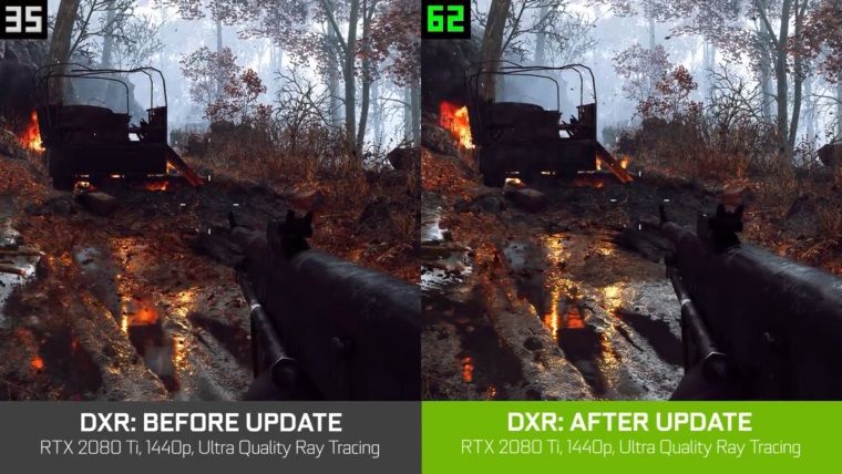 Nvidia mühendisleri, Battlefield 5'in DXR performansını yükseltti